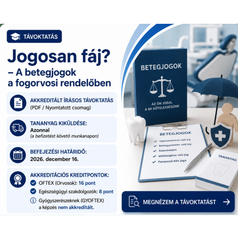 Jogosan fáj? A betegjogok a fogorvosi rendelőben
