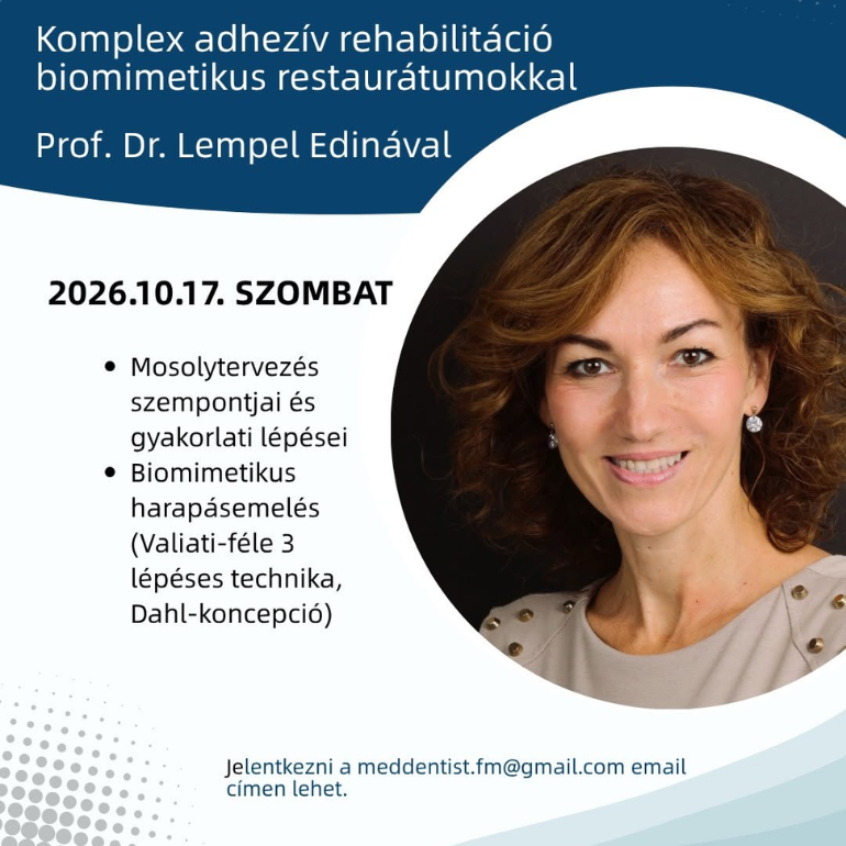 Komplex adhezív rehabilitáció biomimetikus restaurátumokkal