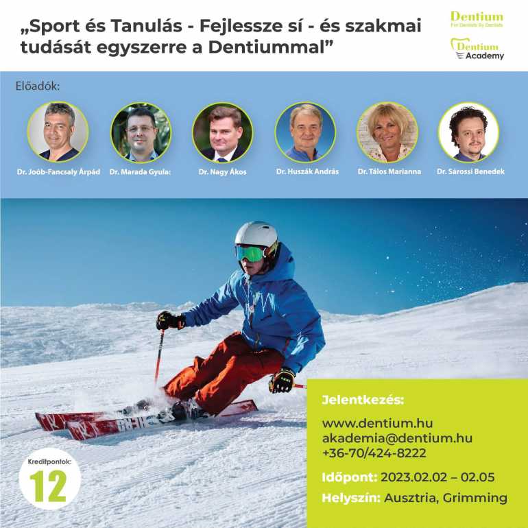 Sport és Tanulás - Fejlessze sí és szakmai tudását egyszerre a Dentiummal