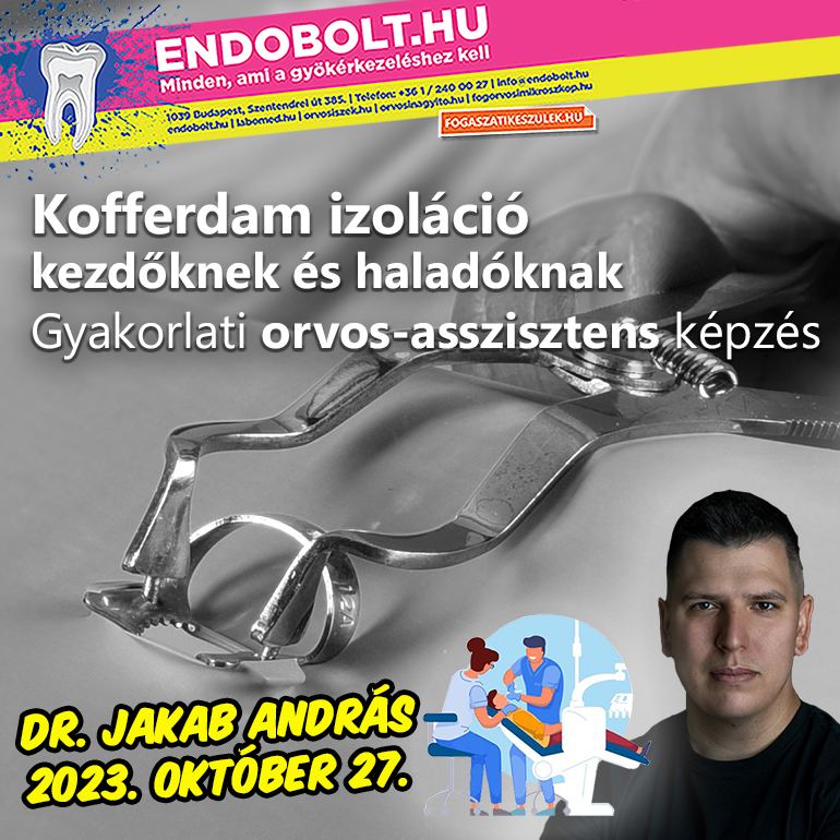 Kofferdam izoláció kezdőknek és haladóknak