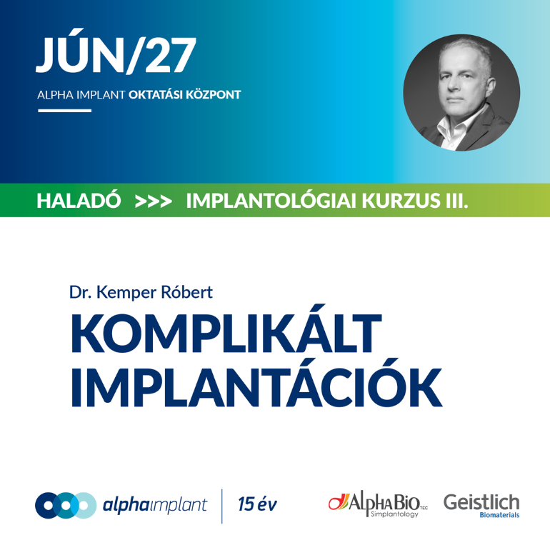 3/3 Komplikált implantációk | Dr. Kemper Róbert