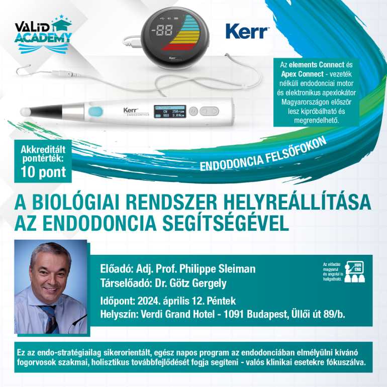 A biológiai rendszer helyreállítása az endodoncia segítségével