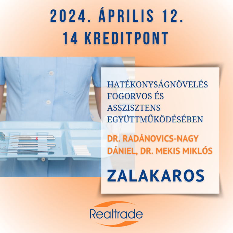 Hatékonyságnövelés fogorvos és asszisztens együttműködésében