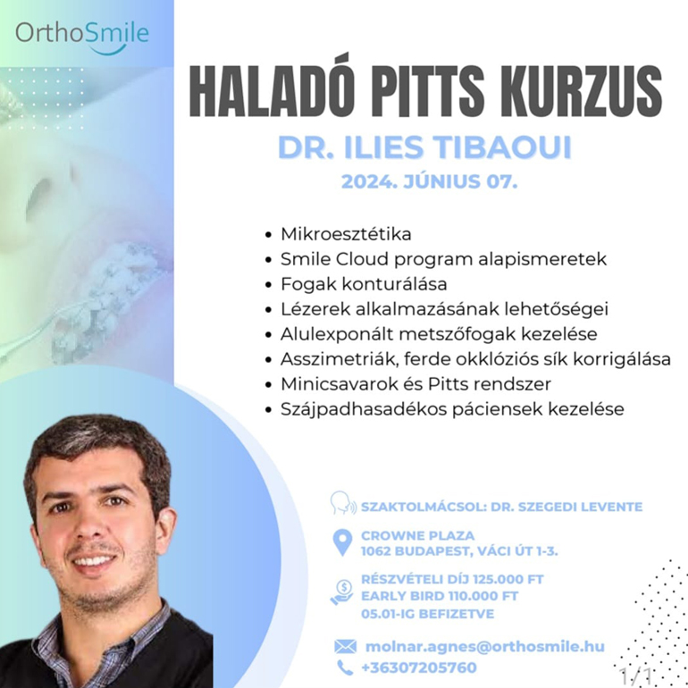 Haladó PITTS kurzus