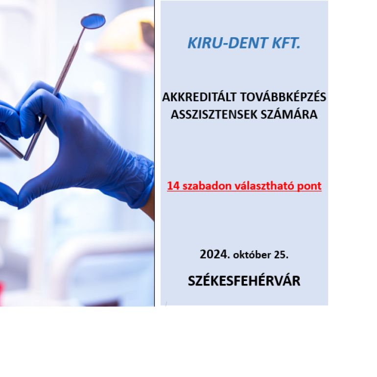 Hatékonyságnövelés fogorvos és asszisztens együttműködésében