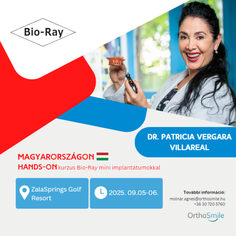 Hands-On kurzus Bio-Ray mini implantátumokkal