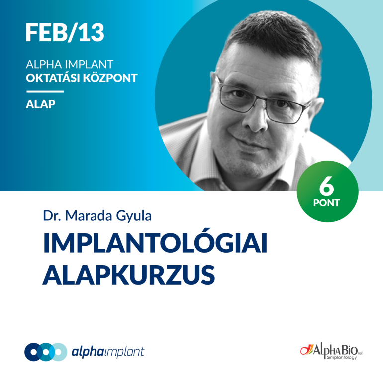 Implantológiai alapkurzus
