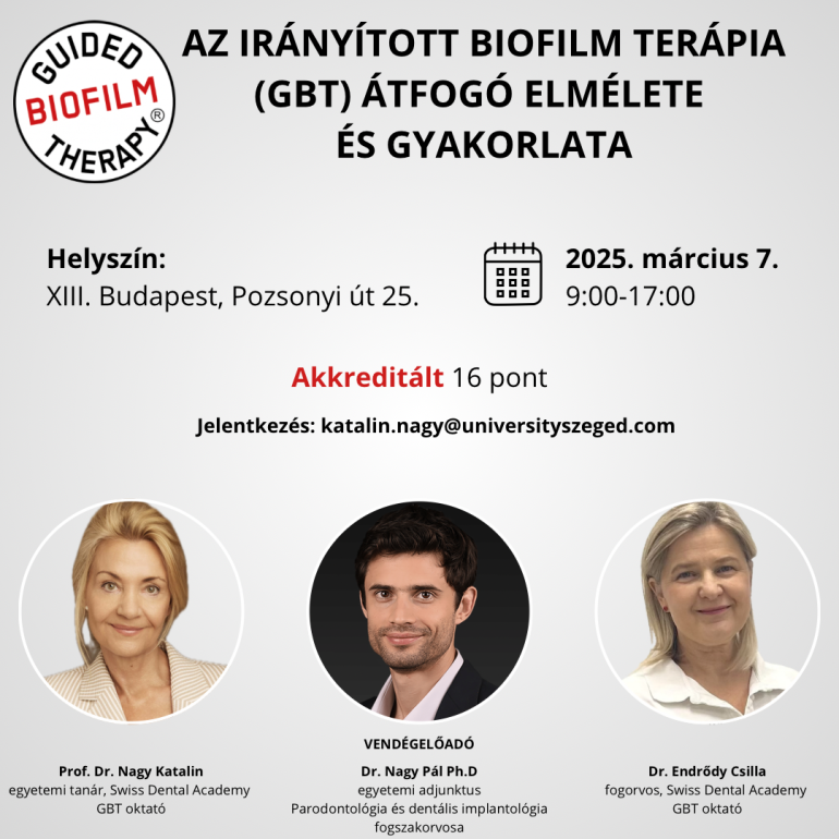 GBT kurzus fogorvosok számára