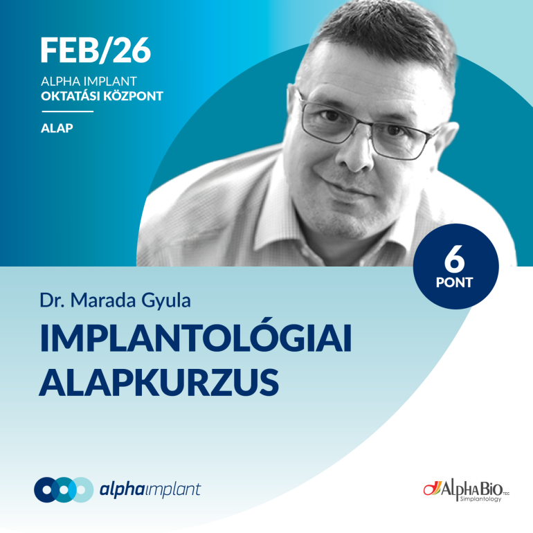 Implantológiai alapkurzus