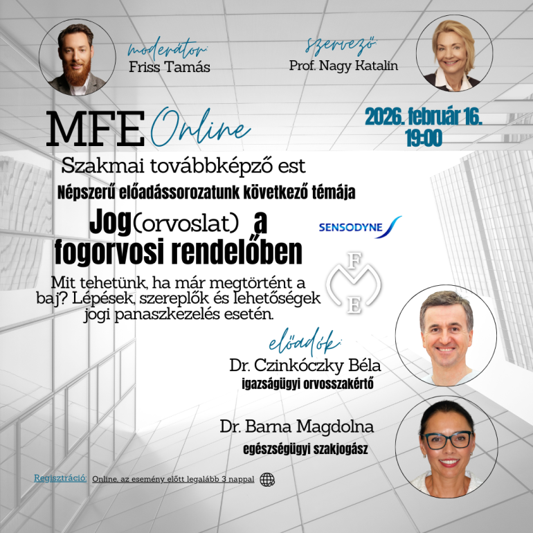 JOG-orvoslat a fogorvosi rendelőben : Mit tehetünk, ha már megtörtént a baj – lépések, szereplők és lehetőségek jogi panaszkezelés esetén?