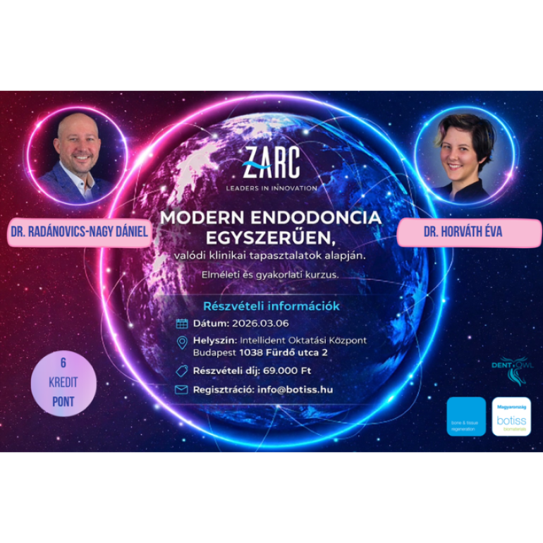 Modern endodoncia – egyszerűen